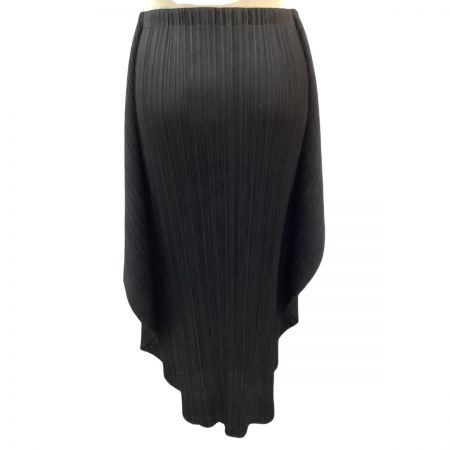  ISSEY MIYAKE イッセイミヤケ PLEATS PLEASE 変形 スカート SIZE 5 PP43-JG912 ブラック