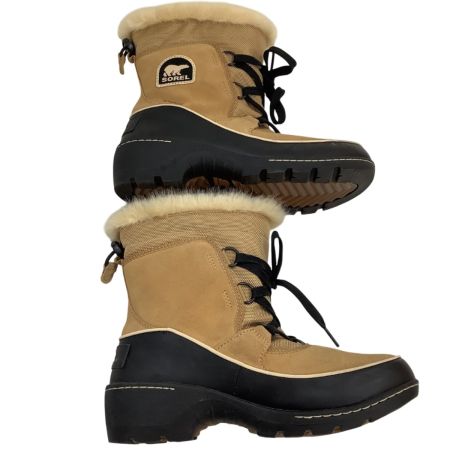SOREL ソレル レディース ショートブーツ SIZE 23.5cm ベージュ