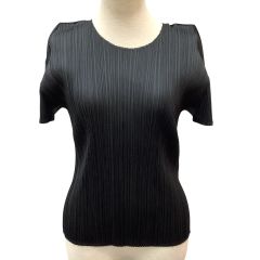 ISSEY MIYAKE イッセイミヤケ PLEATS PLEASE カットソー SIZE 3 PP55-JK103 ブラック Bランク