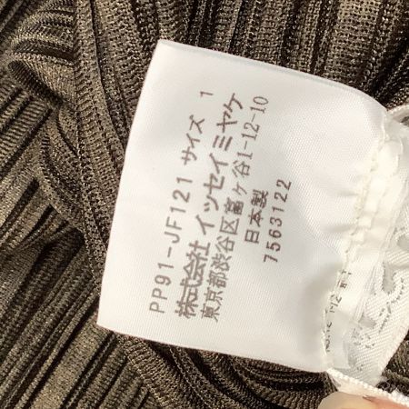 ISSEY MIYAKE イッセイミヤケ PLEATS PLEASE パンツ  SIZE 3 PP91-JF121 カーキ
