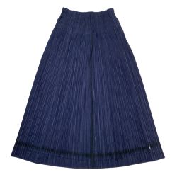 ISSEY MIYAKE イッセイミヤケ PLEATS PLEASE スカート SIZE 3 ネイビー Bランク