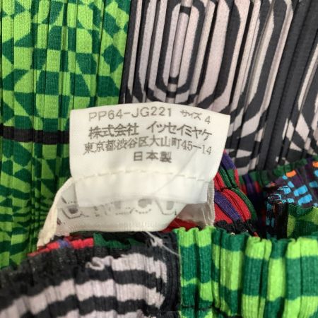 ISSEY MIYAKE イッセイミヤケ PLEATS PLEASE スカート SIZE 4 総柄 チェック PP64-JG221