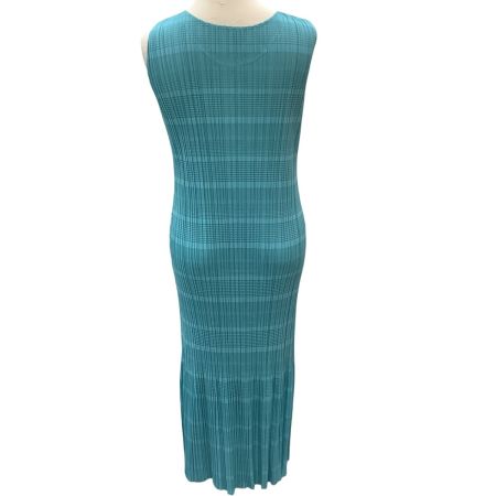 ISSEY MIYAKE イッセイミヤケ PLEATS PLEASE ワンピース  SIZE 2 PP61-JH664 スカイブルー