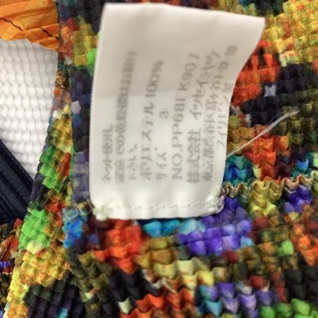 ISSEY MIYAKE (T.) PLEATS イッセイミヤケ カットソー ワッフルプリーツ SIZE 3 PP68-FK907