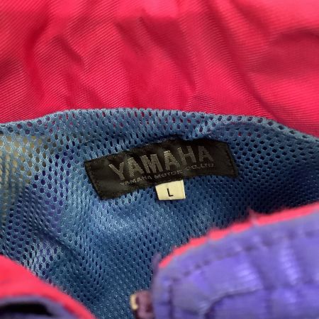  TEAM YAMAHA メンズ レーシングジャケット ジャンパー SIZE L バイク レア ブルー