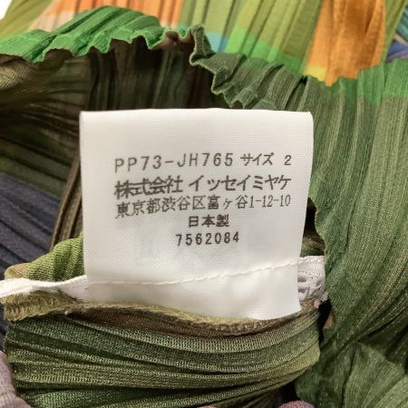 ISSEY MIYAKE イッセイミヤケ PLEATS PLEASE ワンピース SIZE 2 総柄  PP73-JH765