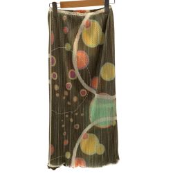 ♪♪ ISSEY MIYAKE イッセイミヤケ PLEATS PLEASE メッシュ スカート 惑星 SIZE 3 PP12-JG321 Bランク