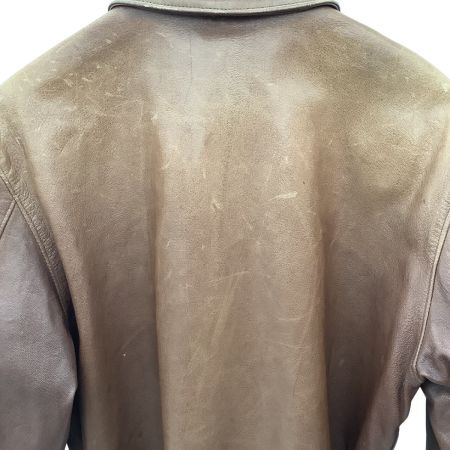 Golden Bear ゴールデンベア メンズ  Ａ2タイプレザージャケット ブラウン