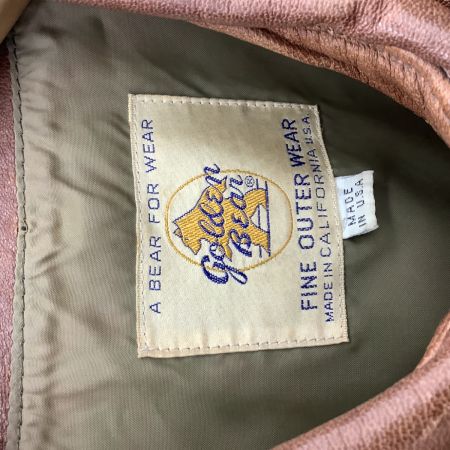 Golden Bear ゴールデンベア メンズ  Ａ2タイプレザージャケット ブラウン