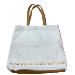 LOUIS VUITTON ルイヴィトン パリ美術館 限定 トートバッグ ホワイト Bランク