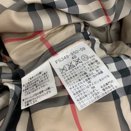  BURBERRY LONDON バーバリーロンドン レディース ダウンコート SIZE 40 ダウン90％ ブラック