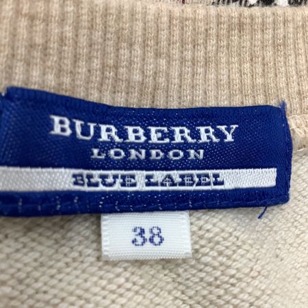  BURBERRY LONDON バーバリーロンドン レディース カットソー SIZE 38 チェック ベージュ
