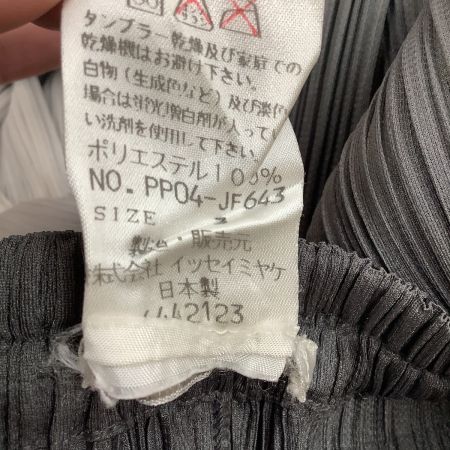  ISSEY MIYAKE イッセイミヤケ PLEATS PLEASE パンツ SIZE 3 PP04-JF643 グレー