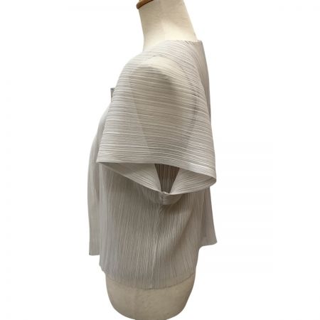  ISSEY MIYAKE イッセイミヤケ PLEATS PLEASE 変形 カーディガン SIZE 3 PP3-J0716 ライトグレー