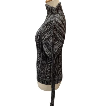 ISSEY MIYAKE イッセイミヤケ PLEATS PLEASE カットソー ケーブルニット転写  PP64-JK435 グレー