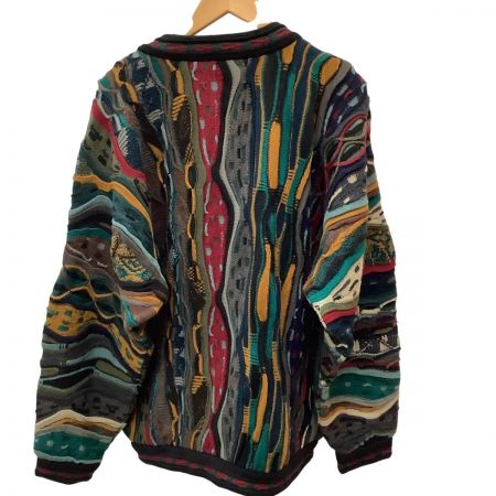  COOGI クージー 未使用 タグ付き メンズ ３Dニット カーディガン 立体 SIZE L