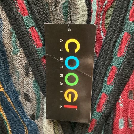 COOGI クージー 未使用 タグ付き メンズ ３Dニット カーディガン 立体 SIZE L