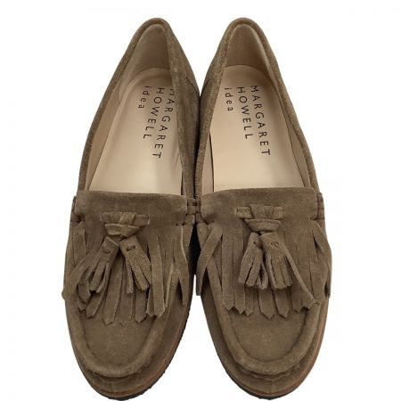  Margaret Howell マーガレットハウエル 美品 レディース モカシン SIZE 22.5cm ライトブラウン