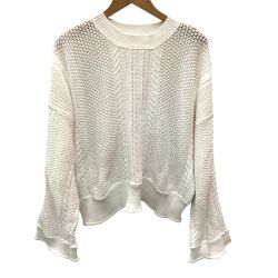 CITYSHOP シティショップ  レディース  ニット  SIZE Free ホワイト Bランク