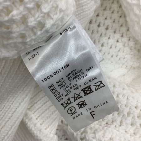 CITYSHOP シティショップ  レディース  ニット  SIZE Free ホワイト