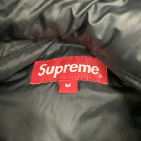 Supreme シュプリーム メンズ マイクロ ダウンハーフジップ プルオーバーパーカー SIZE M ダウン80％ ブラック