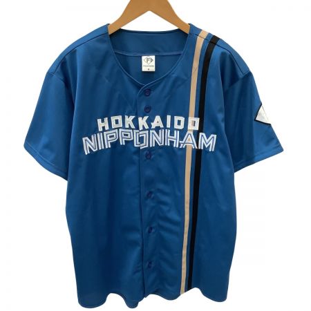  FIGHTERS 日本ハムファイターズ SIZE M 背番号 1 新庄 公式ユニフォーム ブルー