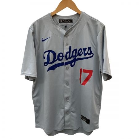 Dodgers ドジャース 大谷翔平モデル NIKE レプリカ 公式 ユニフォーム SIZE M グレー
