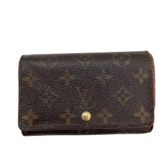 LOUIS VUITTON ルイヴィトン モノグラム ポルト モネ・ビエ トレゾール CT0064 2つ折り財布 M61730 Bランク