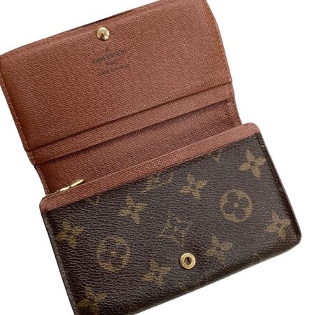 LOUIS VUITTON ルイヴィトン モノグラム ポルト モネ・ビエ トレゾール CT0064 2つ折り財布 M61730