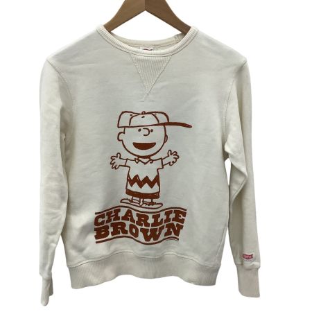 TSPTR ティーエスピーティーアール メンズ スウェット トレーナー スヌーピー SIZE XS アイボリー