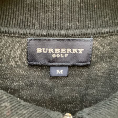 BURBERRY GOLF バーバリー ゴルフ レディース ハーフジップ 襟付き カットソー SIZE M グリーン