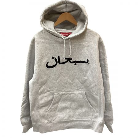  Supreme シュプリーム パーカー SIZE L 21AW Arabic Logo Hooded Sweatshirt グレー