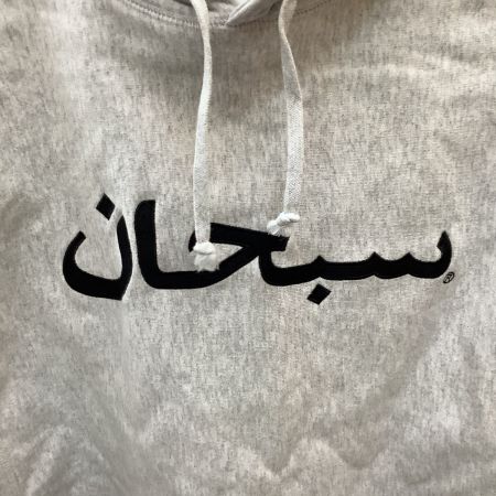  Supreme シュプリーム パーカー SIZE L 21AW Arabic Logo Hooded Sweatshirt グレー