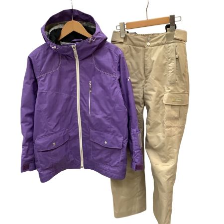 PHENIX フェニックス レディース スノーウェア スキーウェア 上下セット　SIZE M パープル×ベージュ