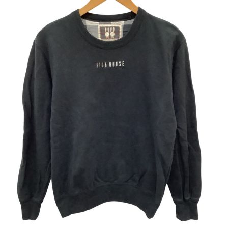 PINK HOUSE ピンクハウス レディース スウェット  トレーナー ロップイヤーラビット うさぎ ワッペン SIZE M ブラック