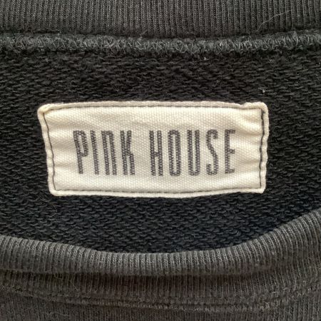 PINK HOUSE ピンクハウス レディース スウェット トレーナー うさぎ ワッペン ブラック