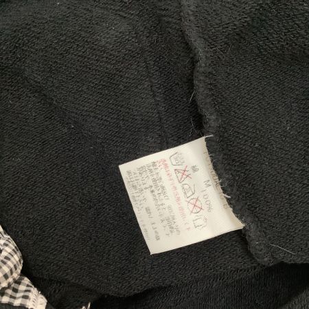 PINK HOUSE ピンクハウス レディース ジャケット フード付き チェック ピコフリル SIZE M ブラック