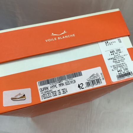 voile blanche ボイルブランシェ メンズ スニーカー SIZE 42（27.5cm） ブラウン