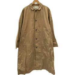 ♪♪ HERVESTY ハーベスティ メンズ ロングコート SIZE 2 ベージュ Bランク