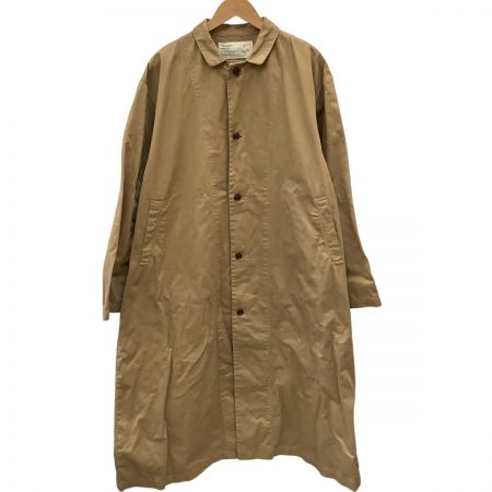  HERVESTY ハーベスティ メンズ ロングコート SIZE 2 ベージュ