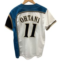 ♪♪ FIGHTERS 日本ハム ファイターズ 大谷翔平 Shohei Ohtani ユニフォーム キッズ 130cm ホワイト×ブルー Bランク