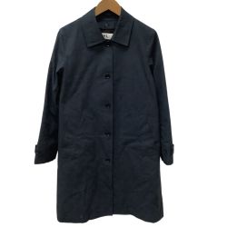♪♪ MHL エムエイチエル MARGARET HOWELL レディース ２WAY ダウンコート スプリングコート SIZE 2 ネイビー Bランク