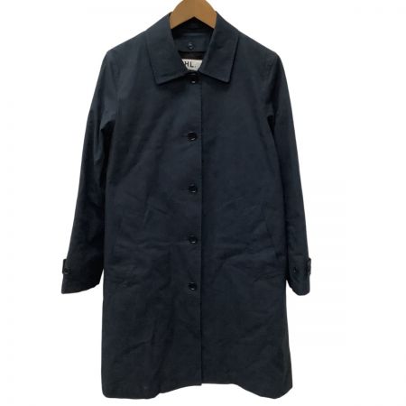  MHL エムエイチエル MARGARET HOWELL レディース ２WAY ダウンコート スプリングコート SIZE 2 ネイビー