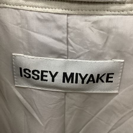 ISSEY MIYAKE イッセイミヤケ レディース コート SIZE 2 チェック IM93FA507 ライトグレー