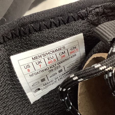 THE NORTH FACE ザノースフェイス メンズ ヌプシ チャッカブーツ SIZE 26cm NF02273 ブラック