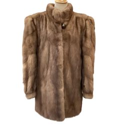 SAGA MINK レディース 毛皮 コート ミンク SIZE Free ブラウン Bランク