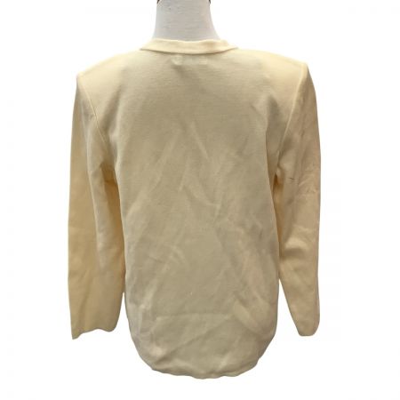  Yves Saint Laurent イブサンローラン レディース カーディガン SIZE M アイボリー
