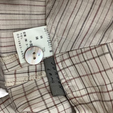 JURGEN LEHL ヨーガンレール レディース 巻きスカート チェック SIZE M ベージュ