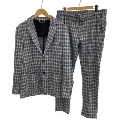 1PIU1UGUALE3 ウノピゥウノウグァーレトレ メンズ セットアップ スーツ SIZE M グレー Bランク