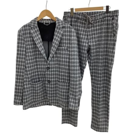 1PIU1UGUALE3 ウノピゥウノウグァーレトレ メンズ セットアップ スーツ SIZE M グレー
